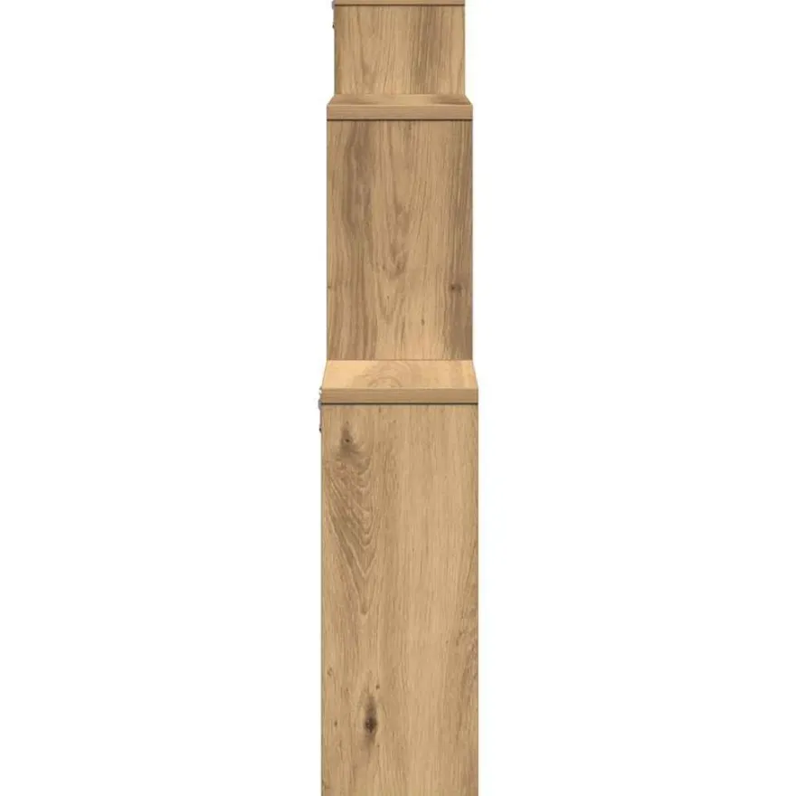 vidaXL Wandregal Artisan-Eiche 80x15x78,5 cm Holzwerkstoff