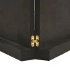 vidaXL Wandregal Dunkelbraun 120x50x(2-6)cm Massivholz Eiche Behandelt