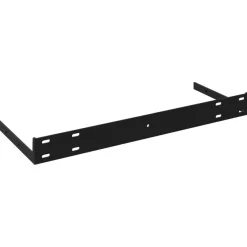 vidaXL Wandregale Schwebend 4 Stk. Hochglanz-Schwarz 90x23,5x3,8cm MDF