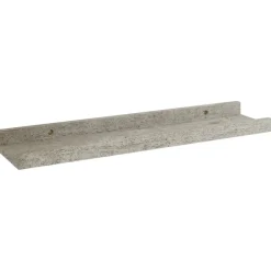 vidaXL Wandregale 4 Stk. Betongrau 40x9x3 cm