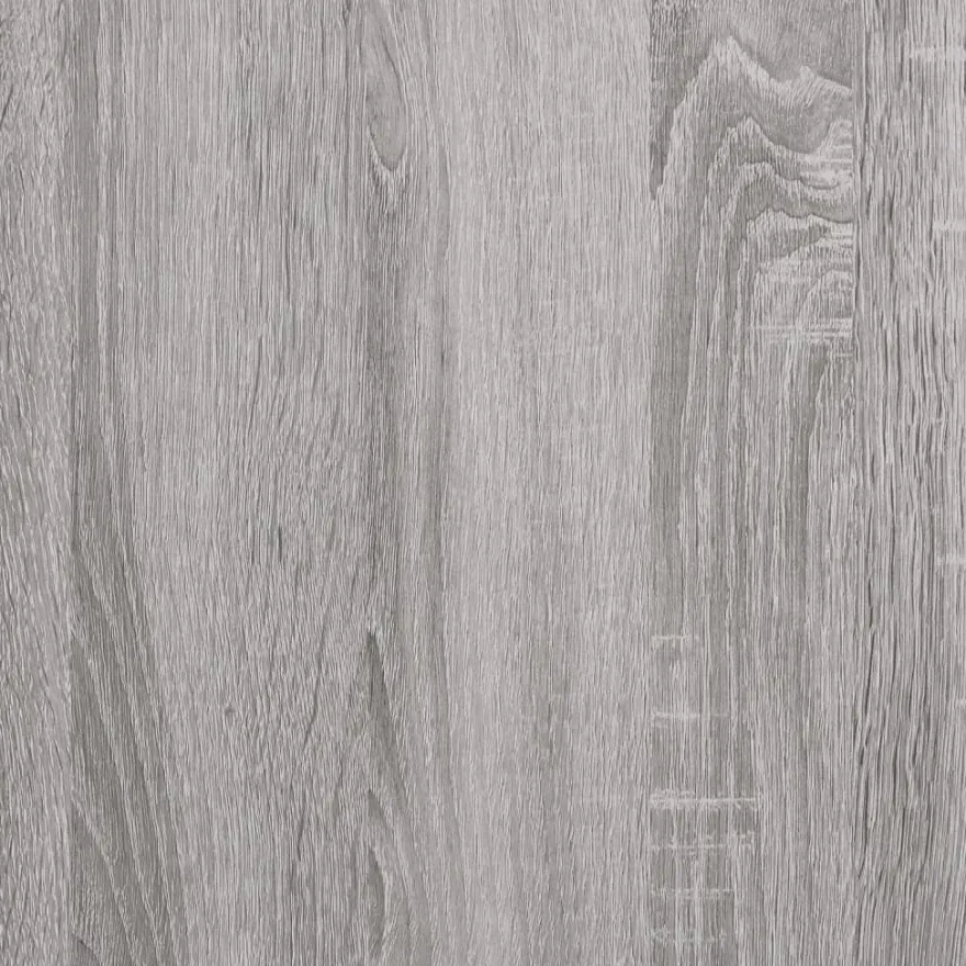 vidaXL Wandregale 2 Stk. Grau Sonoma 80x15x15,5 cm Holzwerkstoff