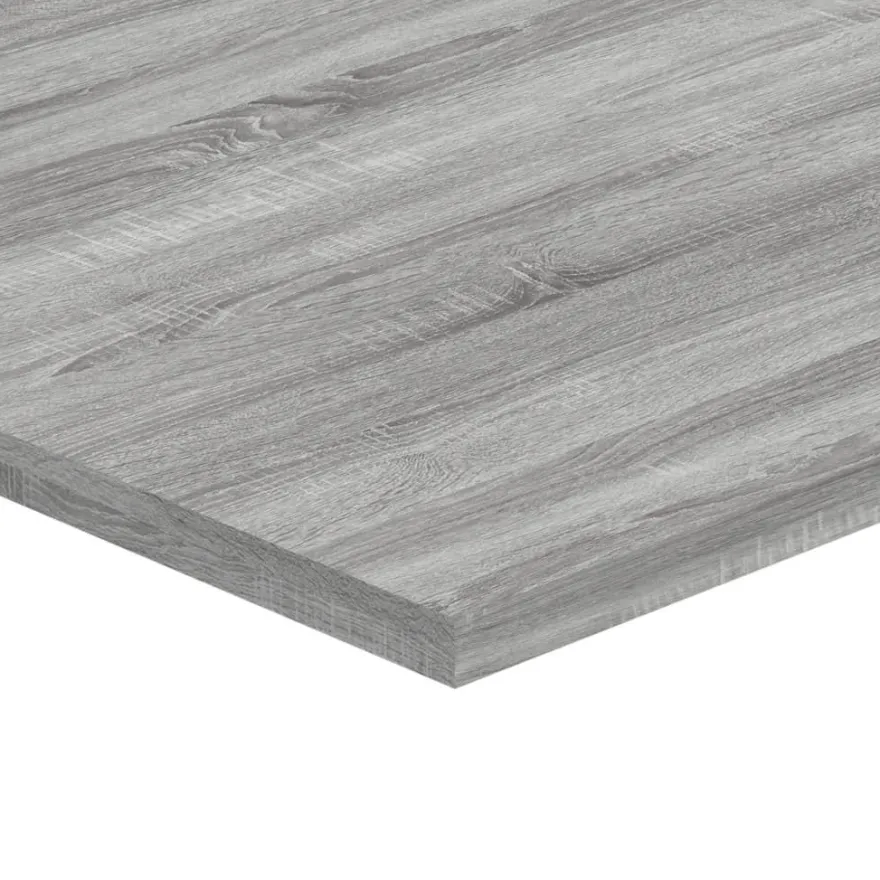 vidaXL Wandregale 4 Stk. Grau Sonoma 80x40x1,5 cm Holzwerkstoff