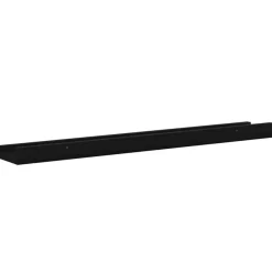 vidaXL Wandregale 4 Stk. Schwarz 60x9x3 cm