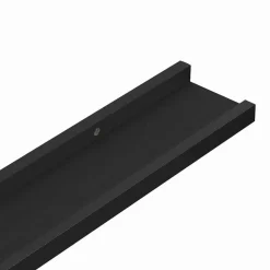 vidaXL Wandregale 4 Stk. Schwarz 60x9x3 cm
