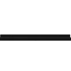 vidaXL Wandregale 4 Stk. Schwarz 60x9x3 cm