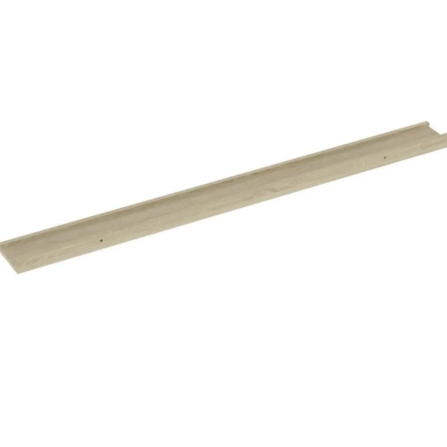 vidaXL Wandregale 2 Stk. Sonoma-Eiche 100x9x3 cm