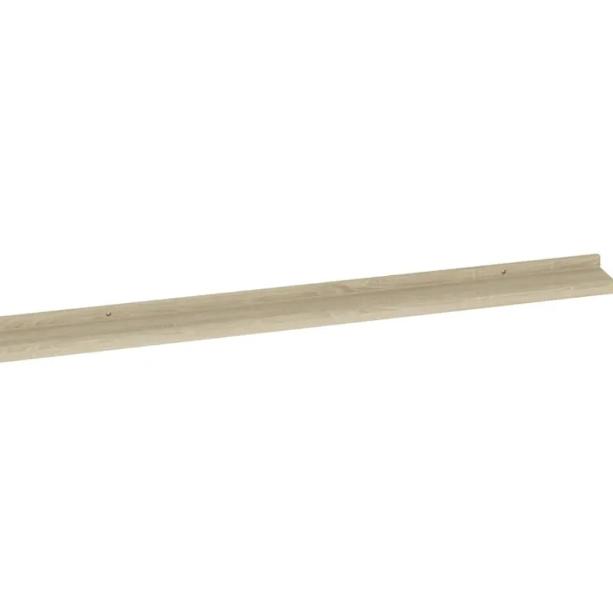 vidaXL Wandregale 2 Stk. Sonoma-Eiche 100x9x3 cm