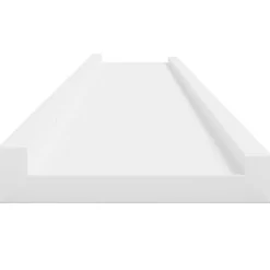 vidaXL Wandregale 4 Stk. Weiß 100x9x3 cm