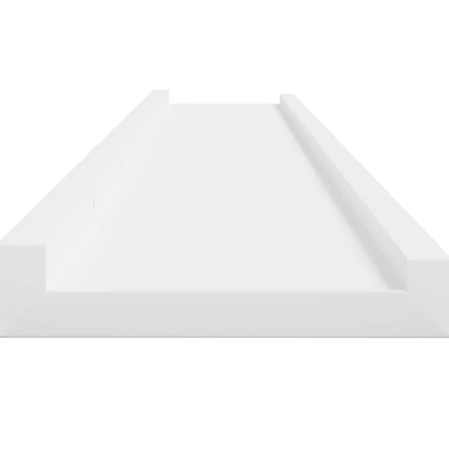 vidaXL Wandregale 4 Stk. Weiß 100x9x3 cm