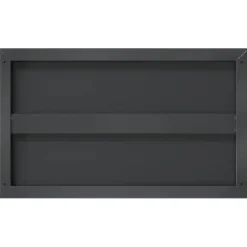 vidaXL Wandregale 2 Stk. 50x30 cm Schwarz Edelstahl