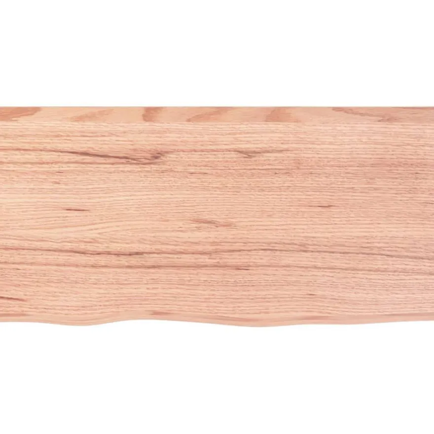 vidaXL Wandregal Hellbraun 80x40x(2-6) cm Massivholz Eiche Behandelt