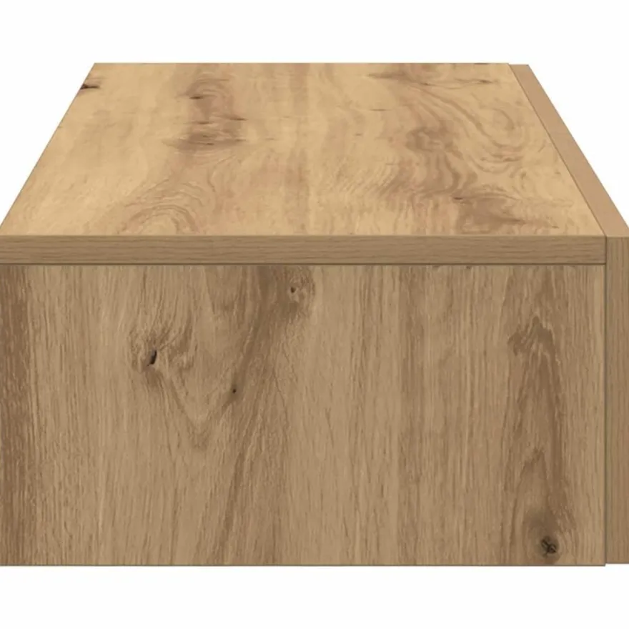 vidaXL Wandregal mit Schubladen Artisan-Eiche 80x33x17cm Holzwerkstoff