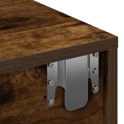 vidaXL Wandregal mit Schubladen Räuchereiche 100x36x19cm Holzwerkstoff