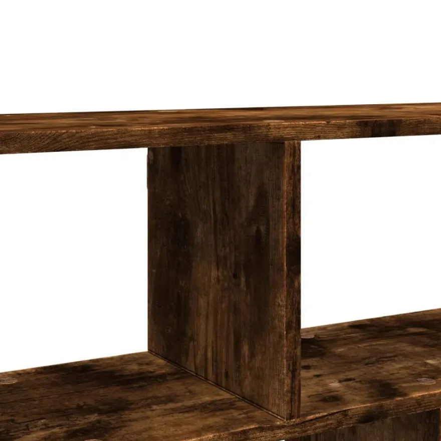 vidaXL Wandregal Räuchereiche 100x25x50 cm Holzwerkstoff
