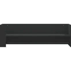 vidaXL Wandregal Schwarz 100x35x30,5 cm Holzwerkstoff