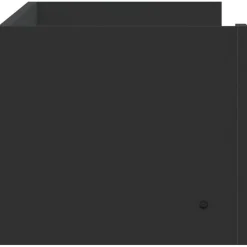 vidaXL Wandregal Schwarz 100x35x30,5 cm Holzwerkstoff