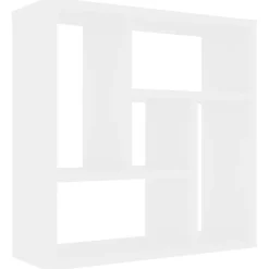 vidaXL Wandregal Weiß 45,1x16x45,1 cm Holzwerkstoff