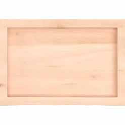 vidaXL Wandregal 60x40x(2-4) cm Massivholz Eiche Unbehandelt