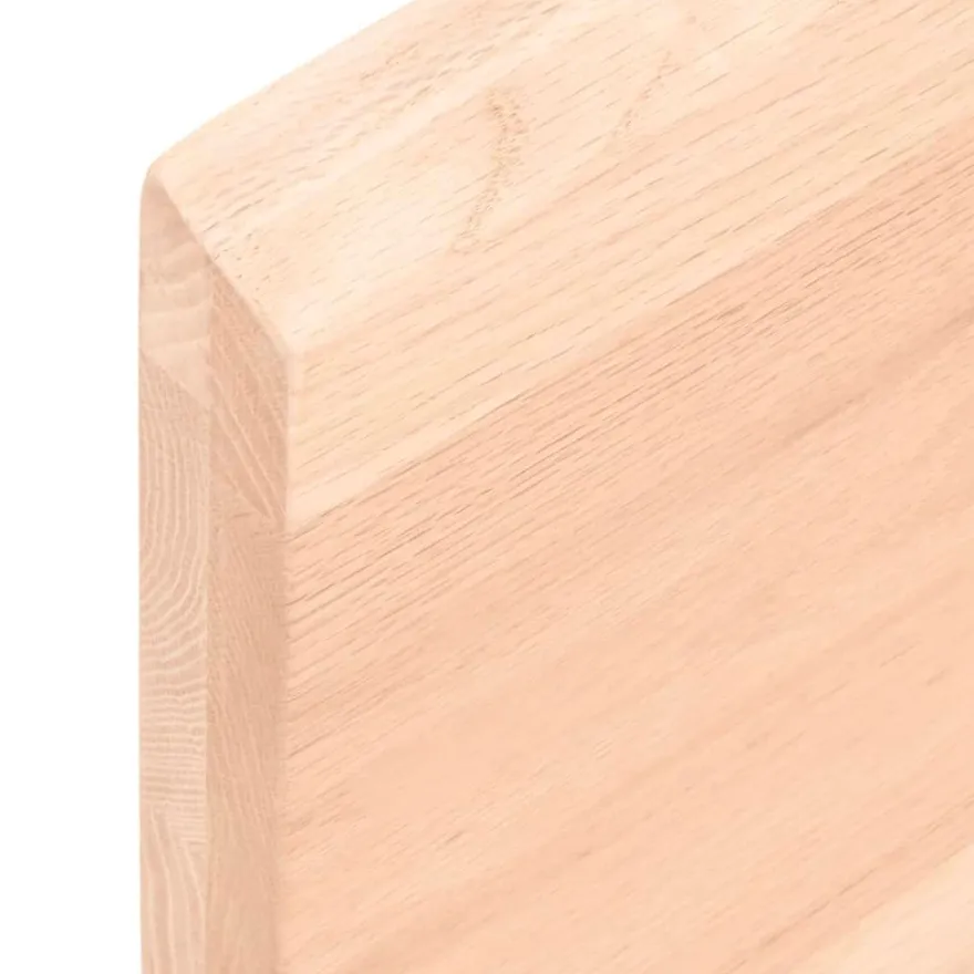 vidaXL Wandregal 60x40x(2-4) cm Massivholz Eiche Unbehandelt