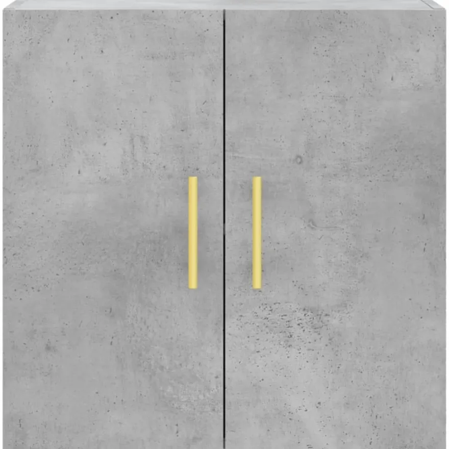 vidaXL Wandschrank Betongrau 60x31x60 cm Holzwerkstoff