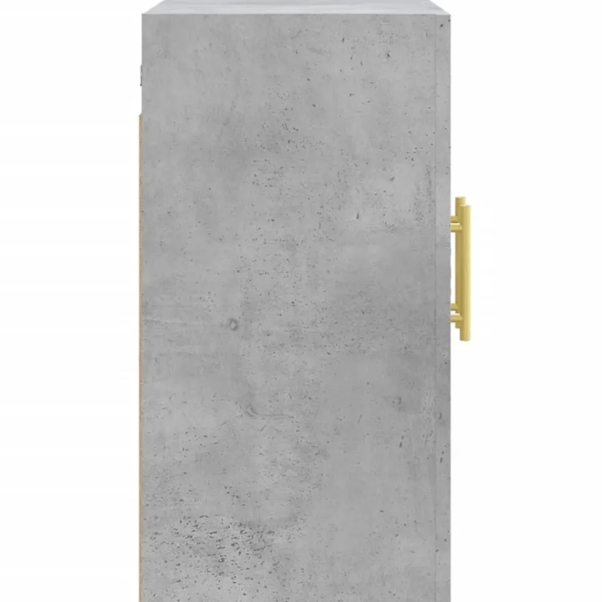 vidaXL Wandschrank Betongrau 60x31x60 cm Holzwerkstoff