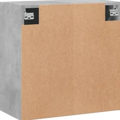 vidaXL Wandschrank Betongrau 60x31x60 cm Holzwerkstoff