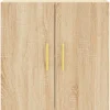 vidaXL Wandschrank Sonoma-Eiche 60x31x60 cm Holzwerkstoff