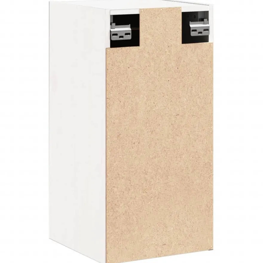 vidaXL Wandschränke 2 Stk. Weiß 30x30x60 cm Massivholz Kiefer