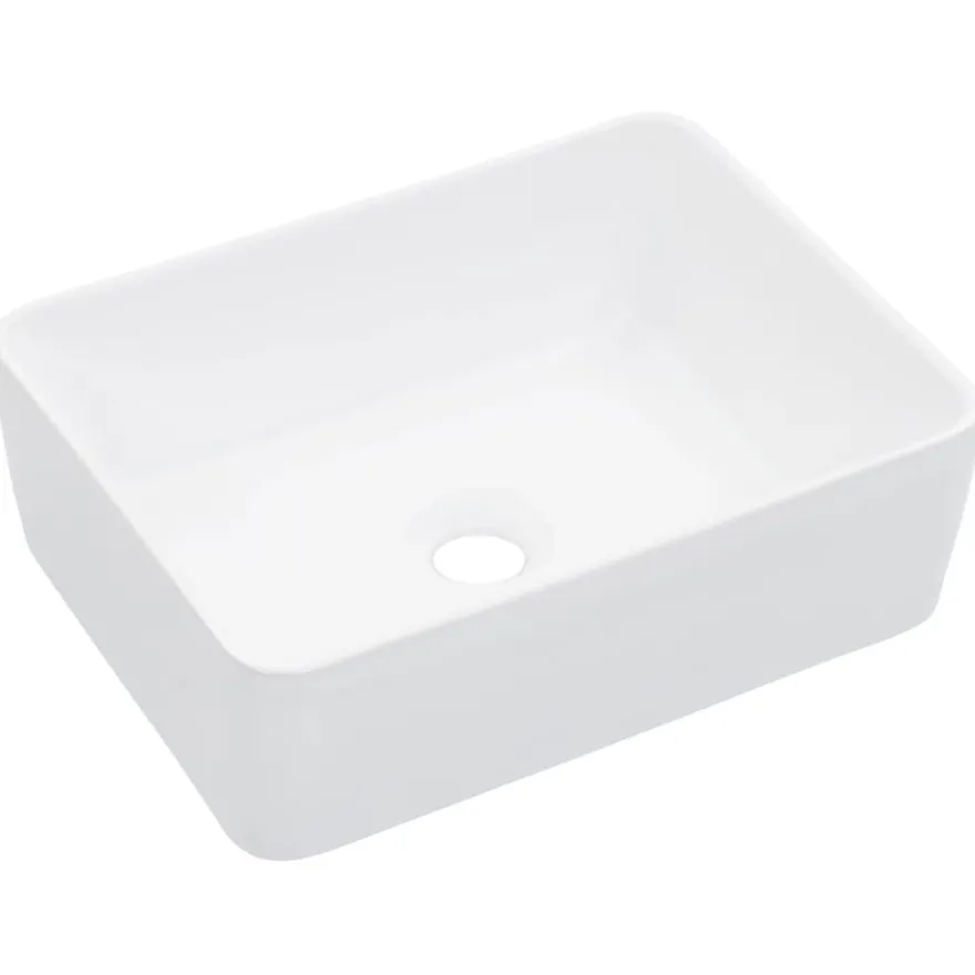 vidaXL Waschbecken 40 x 30 x 13 cm Keramik Weiß