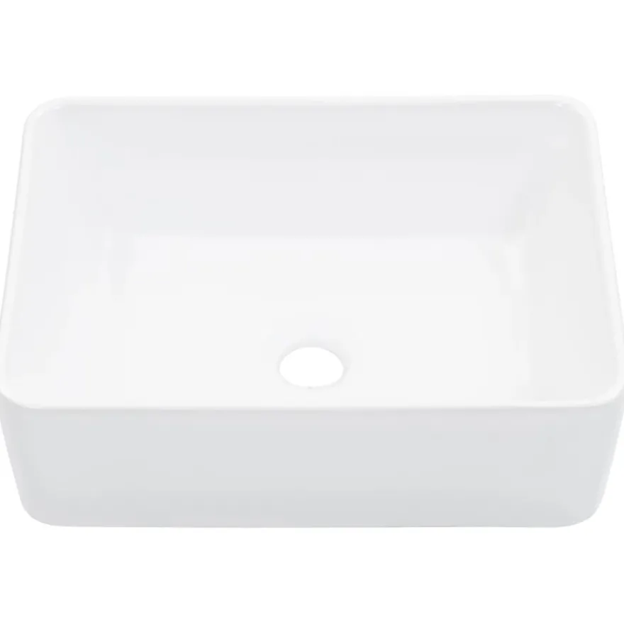 vidaXL Waschbecken 40 x 30 x 13 cm Keramik Weiß