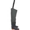 vidaXL Watstiefel Dunkelgrün Gr. 45