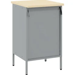 vidaXL Werkbank Rot und Grau 50 x 55 x 85 cm Ingenieure Holz und Stahl