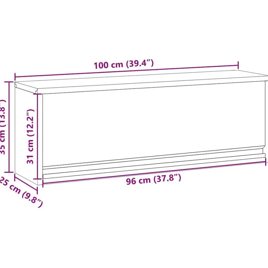 vidaXL Werkzeugschrank mit Speicher Rot und Grau 100 x 25 x 35 cm