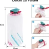 VIEVRE 4 Stück Faltbare Trinkflasche 700ML, Wiederverwendbare, BPA-Frei, für