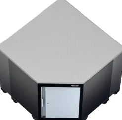 VIGOR Edelstahl-Arbeitsplatte Tief Fünfeck V6000-01083-XD L x B x H: 1083 x700mm