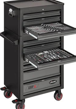 VIGOR Werkstattwagen Series L mit Aufsatzkoffer leer V1970 2-teilig
