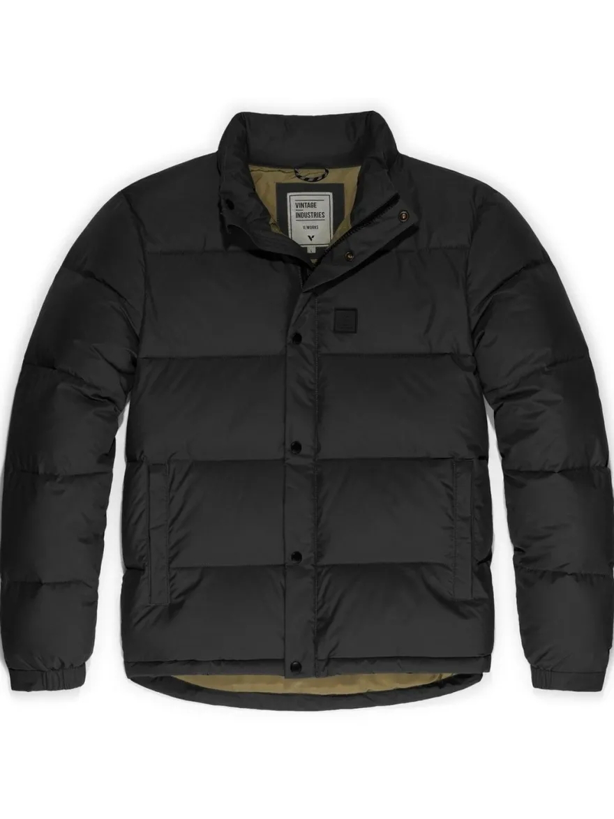 Vintage Industries Steppjacke Cas Jacket Black