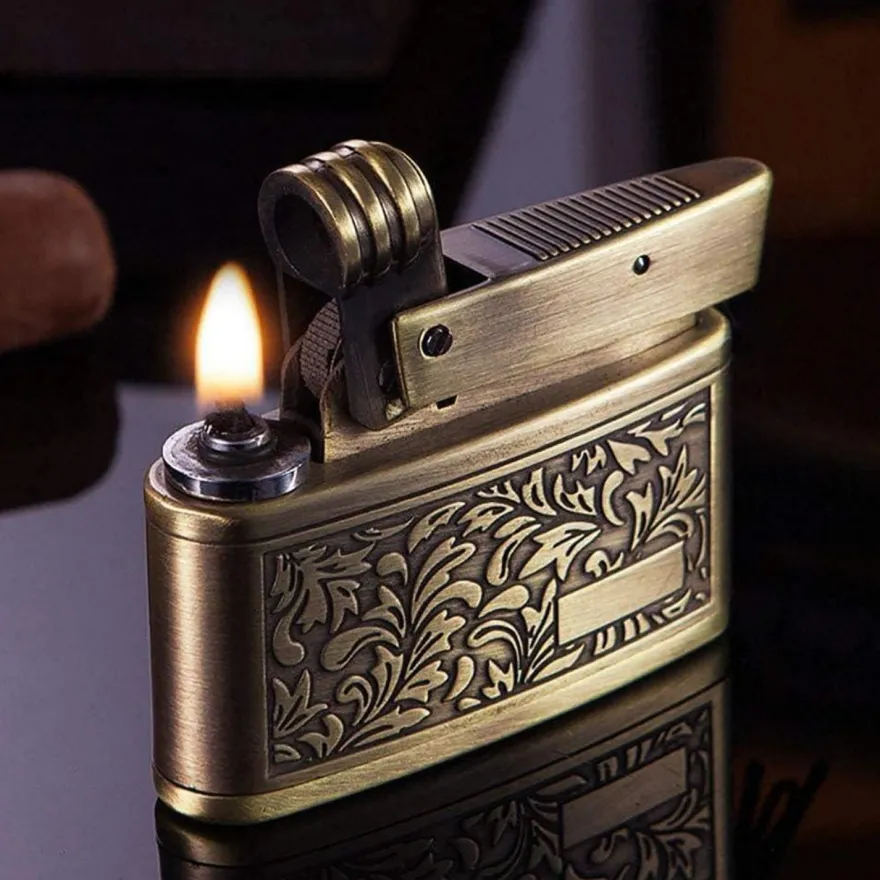 Vintage Trench Feuerzeug Kerosin Outdoor Camping Männergeschenk