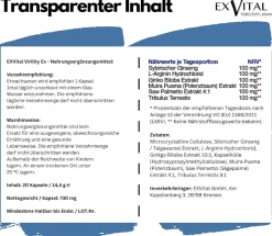 Virility EX © - 600mg aktiv Formel - für den Mann