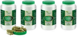 VITA IDEAL Vegan® Fenchel Kapseln - Foeniculum vulgare - Fenchelsamen - grün