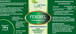 VITA IDEAL Vegan® Fenchel Kapseln - Foeniculum vulgare - Fenchelsamen - grün