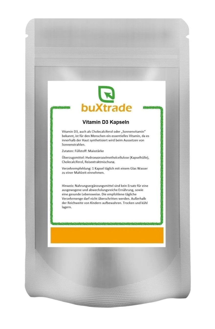 Vitamin D3 Kapseln 1000 Stück/ 450 g