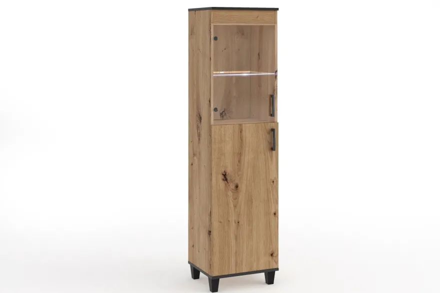 Vitrine Vanessa IV Glas Bar Schrank Schränke Regal Holz Vitrine Möbel Wohnzimmer
