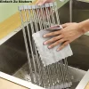 ViWaVee Abtropfgestell über dem Spülbecken, faltbar & abnehmbar, für Geschirr