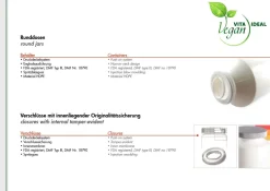 VlTA IDEAL Vegan® Kletten Wurzel Kapseln - Burdock - Bardanae Radix - Klettenwurzel
