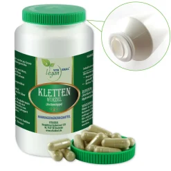 VlTA IDEAL Vegan® Kletten Wurzel Kapseln - Burdock - Bardanae Radix - Klettenwurzel