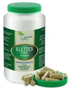 VlTA IDEAL Vegan® Kletten Wurzel Kapseln - Burdock - Bardanae Radix - Klettenwurzel