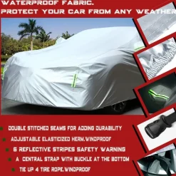 Vollgarage Autoabdeckung wasserdicht Allwetterschutz Limousinen 510cm XL