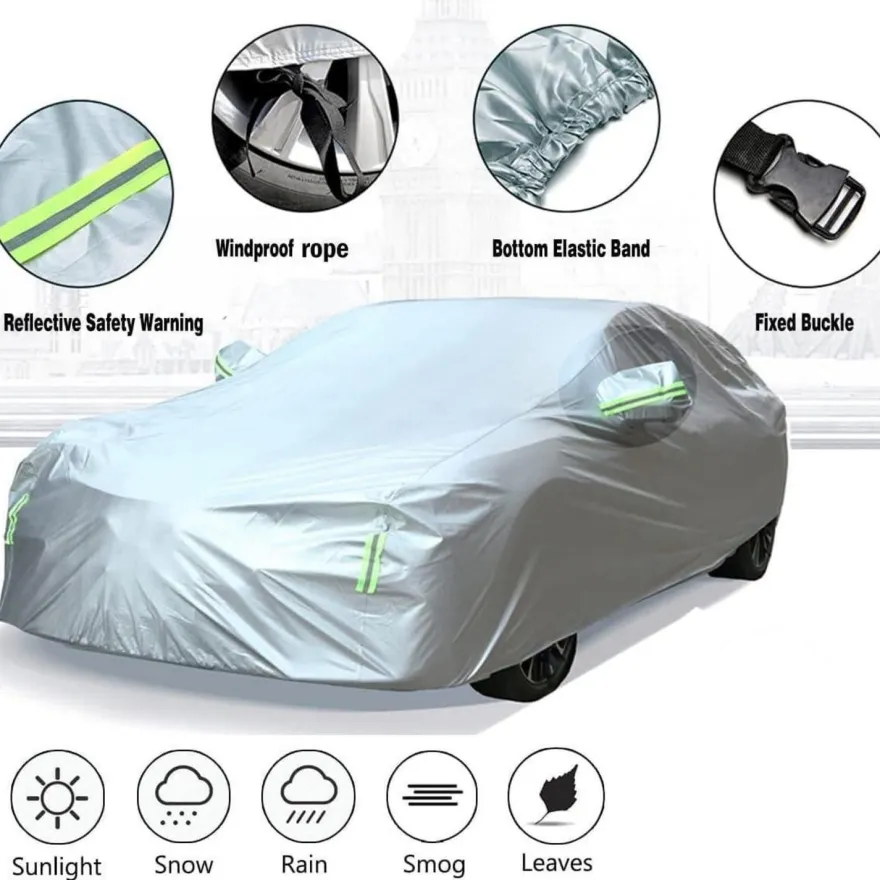 Vollgarage Autoabdeckung wasserdicht Allwetterschutz Limousinen 510cm XL