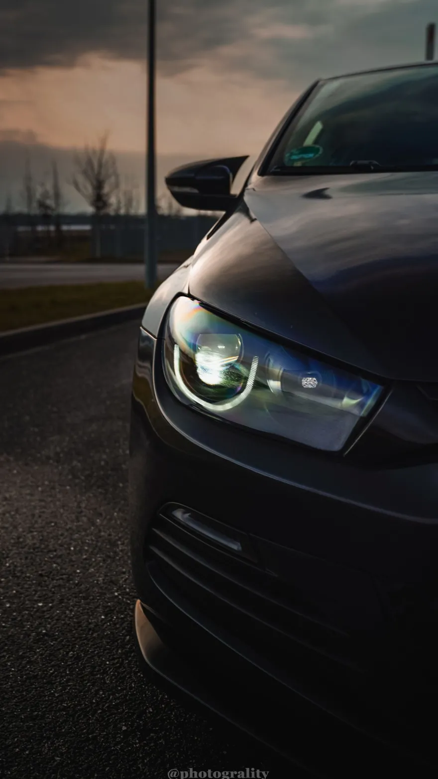 VOLL LED Tagfahrlicht Scheinwerfer Set für VW Scirocco III (3) 08-14